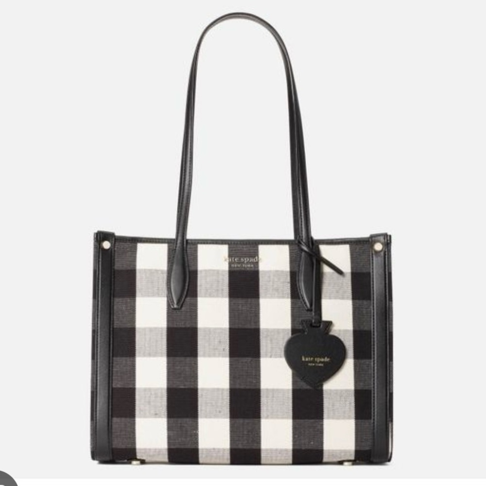 Kate Spade Mark Gingham Medium Tote